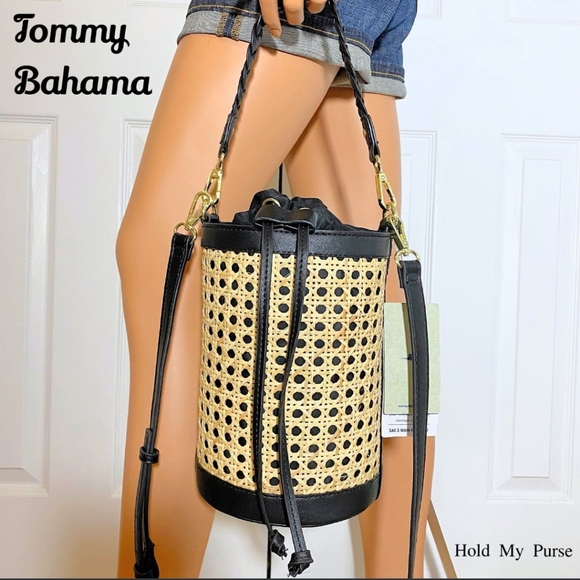 Tommy Bahama Bags Rattan Bucket Bag By Tommy Bahama Poshmark